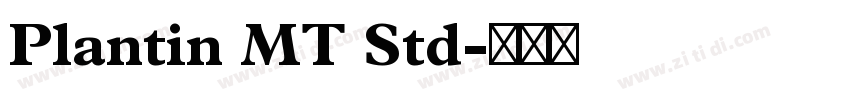 Plantin MT Std字体转换 Plantin MT Std字体转换